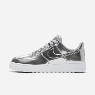 Pantofi Casual Nike Air Force 1 SP Dama Albi Metal Argintii | FGUW-86723